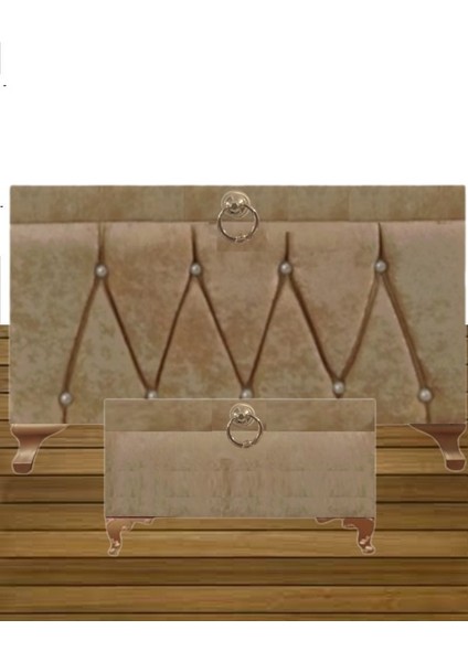 Sonem Sandık Gelin Damat Bohça Nişan Sandığı 2'li 0309 fiyatları