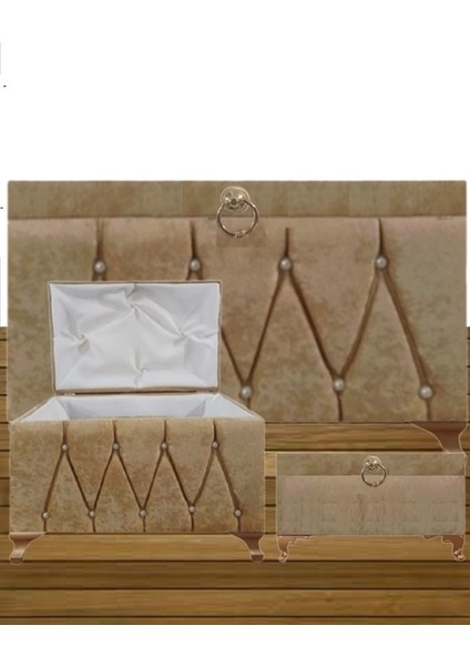 Sonem Sandık Gelin Damat Bohça Nişan Sandığı 2'li 0309 fırsatları