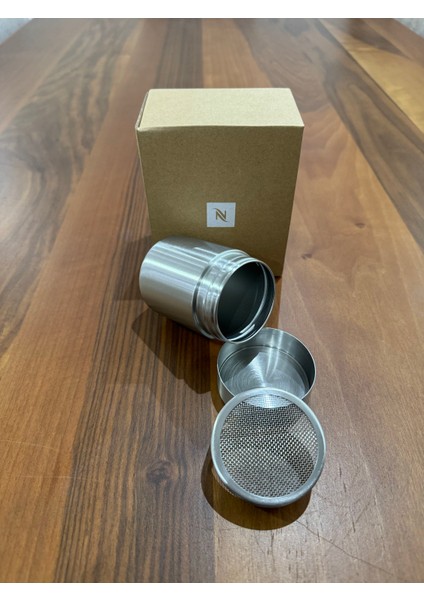 Barista Kahve Şablonu Metal