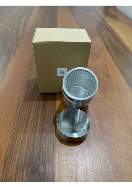 Barista Kahve Şablonu Metal
