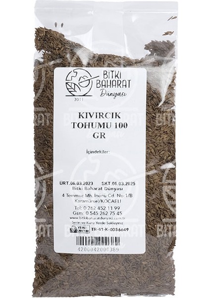 Kıvırcık Tohumu 100 gr