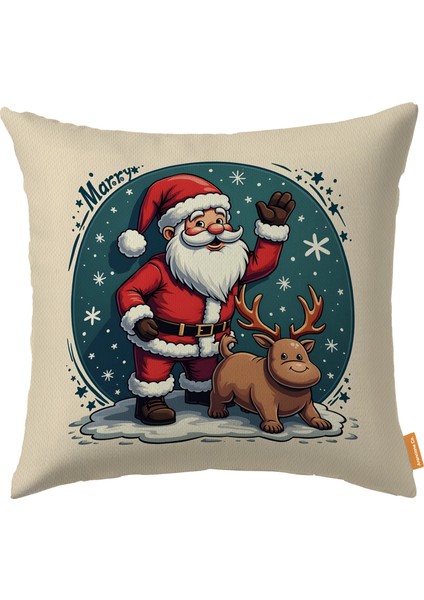 Yılbaşı Kırlent Kılıf Ds1