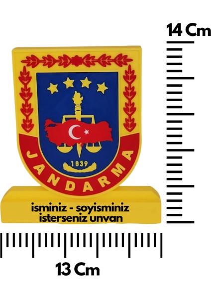 Jandarma Masaüstü Isimlik fiyatları