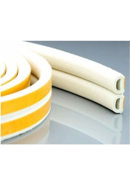 Kalın Kapı Pencere Izolasyon Bandı Fitili 2.80X2=5.60 Metre (Beyaz)