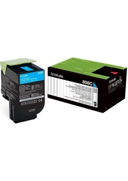 80C80C0 (808C) Mavi Cyan Orjinal Toner CX410 / CX510