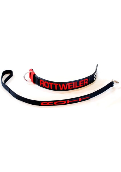 AC Collars Rotweıler Kolon Köpek Gezdirme Set