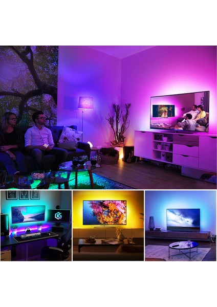 Tv Arkası Rgb LED Aydınlatma USB Bağlantılı 3 Metre fırsatları