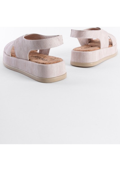 Dena Dolgu Topuklu Çapraz Bantlı Kadın Sandalet fiyatları