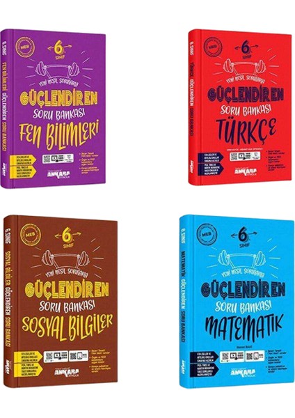 Ankara Yayınları 6.sınıf Set #4 Kitap# 2025 Güncel Baskı
