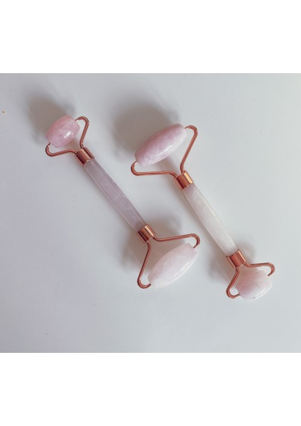 Pembe Kuvars Doğal Taş Roller - Masaj Taşı fırsatları
