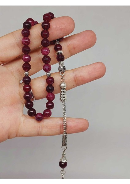 Lal (Granat) (Garnet) Taşı Tesbih 33LÜK 6mm (42235)