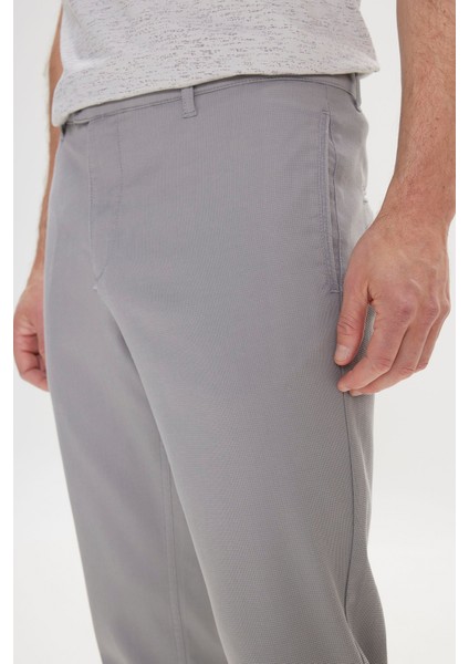 Comfort Fit Rahat Kesim Yan Cepli Desenli Beli Lastikli Pantolon fırsatları