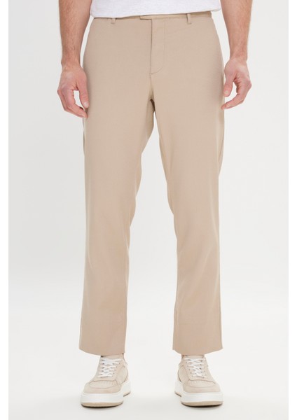 Comfort Fit Rahat Kesim Yan Cepli Desenli Beli Lastikli Pantolon modelleri