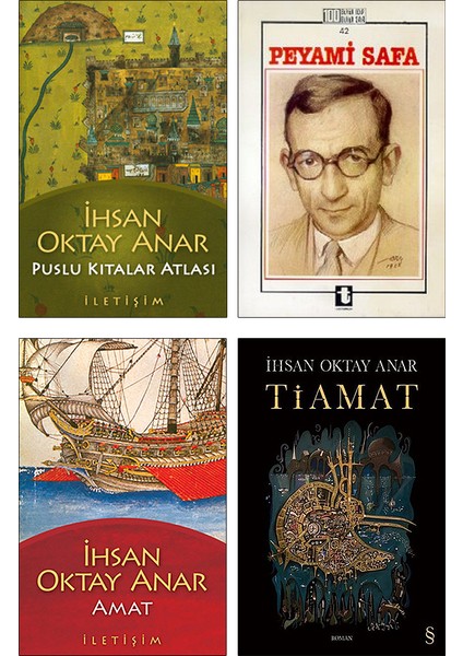 Amat – Tiamat - Puslu Kıtalar Atlası – Peyami Safa 4'lü Set