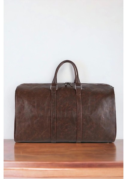 Sportif Vintage Kahverengi Valiz