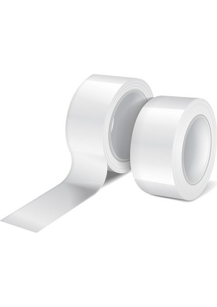 Beyaz Koli Bandı 2 Adet 45MM x 100 Metre Beyaz Renk Hotmelt Bant