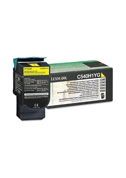 C540H1YG Sarı Yellow Orjinal Toner C540 / C544
