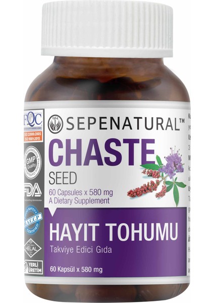 Hayıt Plus Kapsül 60 X 660 mg Chaste Seed Bayanlara Hayıt Kapsül