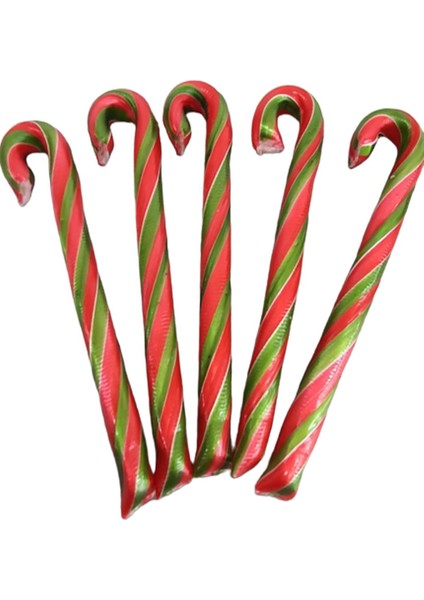 Gaga Mümessillik Yılbaşı Baston Şeker 20 Adet 25 gr Hediyelik Yeşil Kırmızı indirimleri