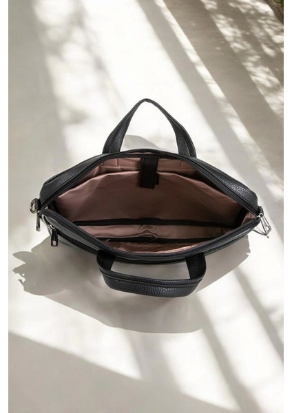 Omuz Askılı 13-14" Inç Siyah Notebook Laptop Evrak Çantası indirimleri