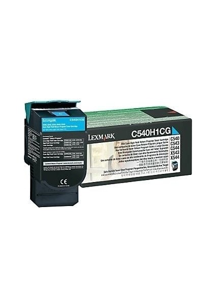 C540H1CG Mavi Cyan Orjinal Toner C540 / C544