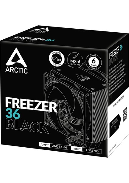 Freezer 36 Duo - Intel / Amd Uyumlu, 4x Isı Borulu, 2X12CM Pwm Fanlı Işlemci Soğutucu (AR-ACFRE00123A)