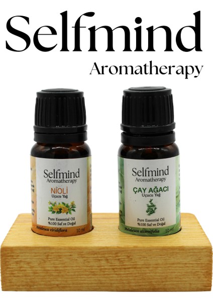 Selfmind Aromaterapi 2 Delikli Uçucu Yağ Standı Doğal Çam Ağacı fırsatları
