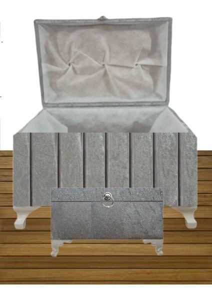 Sonem Sandık Gelin Damat Bohça Nişan Sandığı 2'li 0312 modelleri