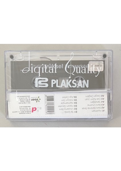 Levent Yüksel Kadın Şarkıları Kaset (Jelatininde Sıfır Orjnal Dönem Baskı Kaset)