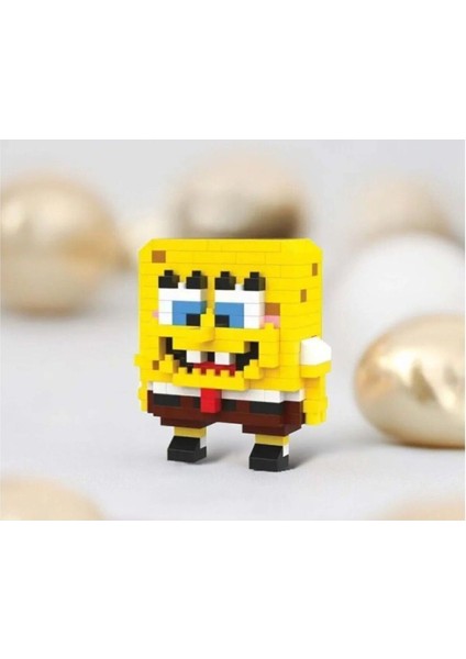 Sünger Bob ve Patrick 2'li Set Yapboz Puzzle Hediye Masa Üstü Süs Koleksiyon