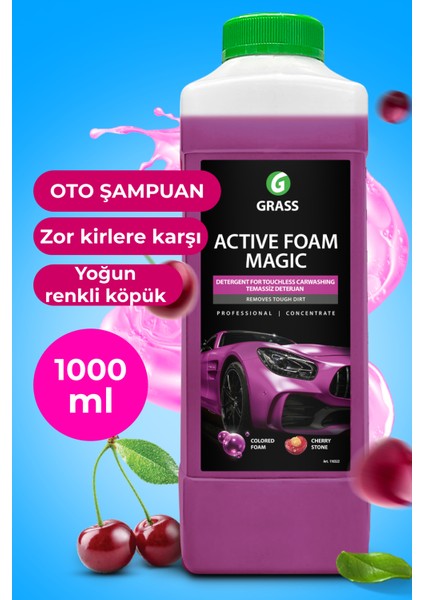 İç ve Dış Mekan için Genel Araç Bakım Seti - 5 Premium Ürün, Active Foam Magic Dahil