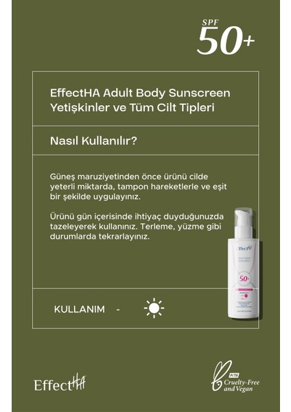 Adult Body Sunscreen Tüm Ciltler için Nemlendirici Vücut Güneş Koruyucu Krem Yetişkinlere Özel SPF50+ 150ml fiyatları