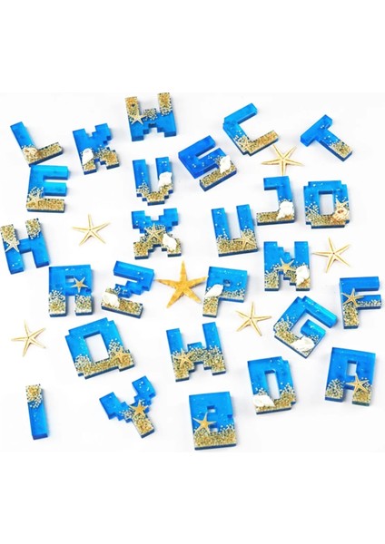 Epoksi Büyük Mozaik Piksel Silikon Harf Kalıbı Model3 modelleri