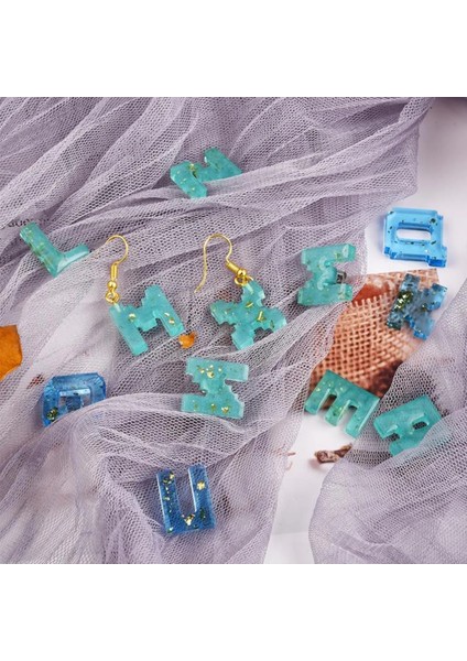 Epoksi Büyük Mozaik Piksel Silikon Harf Kalıbı Model3 fırsatları