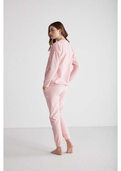 Kadın Pembe Yuvarlak Yaka Pijama Takımı 024K.Z1ET6AG9.R.6P0 fiyatları