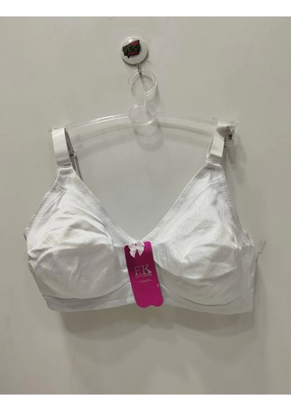 Desteksiz Balensiz Toparlayıcı Desenli Beyaz Sütyen - 1954