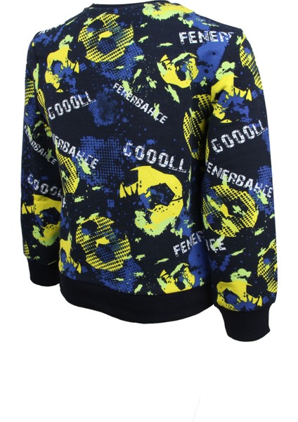 Çocuk Trıbun Gol Pattern Sweat