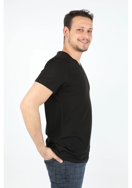 Erkek Süprem Kısa Kol Tişört Siyah fiyatları