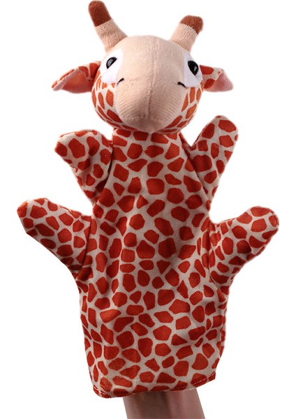 Geyik Beş Parmaklı Eldiven Peluş Oyuncak Çocuk Kukla 20 cm (Yurt Dışından)
