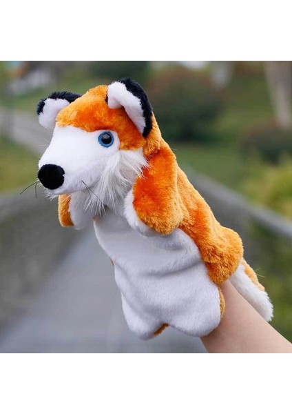 Kahverengi Tilki Çocuk Peluş Oyuncak Kukla 25 cm (Yurt Dışından)