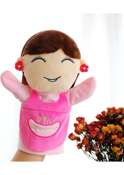 Anne Rol Yapma Çocuk Yatıştırıcı El Ları Peluş Oyuncak Kukla 25 cm (Yurt Dışından)