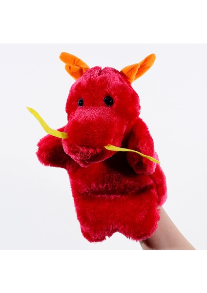 Kırmızı Ejderha Çocuk Peluş Oyuncak Kukla 25 cm (Yurt Dışından)