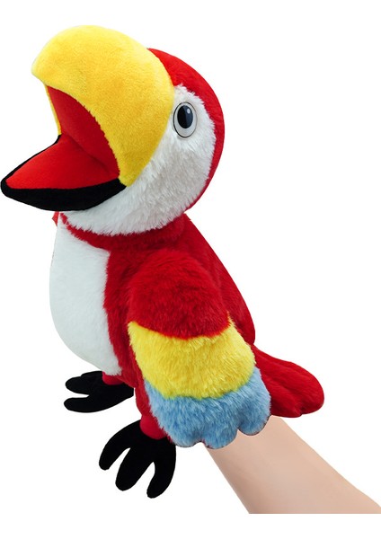 Papağan El Oyuncak Çocuklar Için Peluş Oyuncak Çocuklar Için Kukla 40 cm (Yurt Dışından)