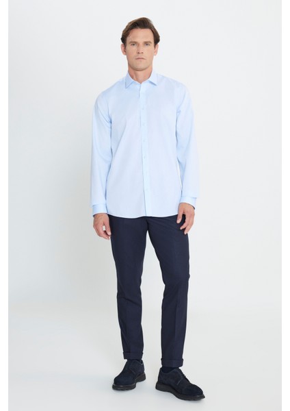 Ütü Gerektirmeyen Taılored Slim Fit Dar Kesim Klasik Yaka %100PAMUK Non-Iron Gömlek fiyatları