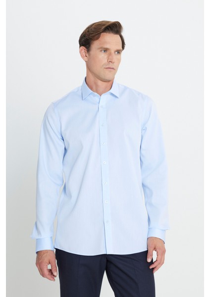 Ütü Gerektirmeyen Taılored Slim Fit Dar Kesim Klasik Yaka %100PAMUK Non-Iron Gömlek modelleri