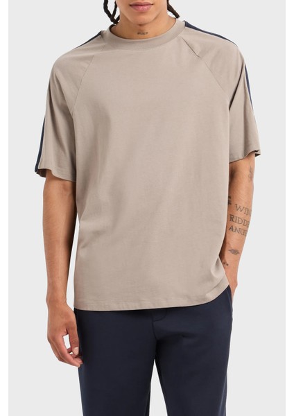 Pamuklu Logolu Regular Fit Bisiklet Yaka T Shirt Erkek T Shirt 6dztje ZJ9JZ 17AC