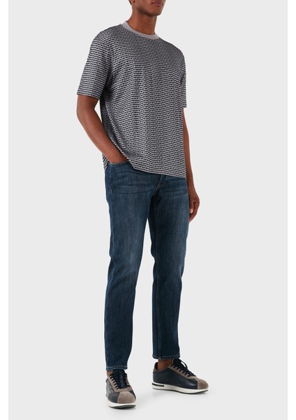 Pamuklu Logolu Bisiklet Yaka T Shirt Erkek T Shirt 6D1TD5 1josz 06K3 modelleri