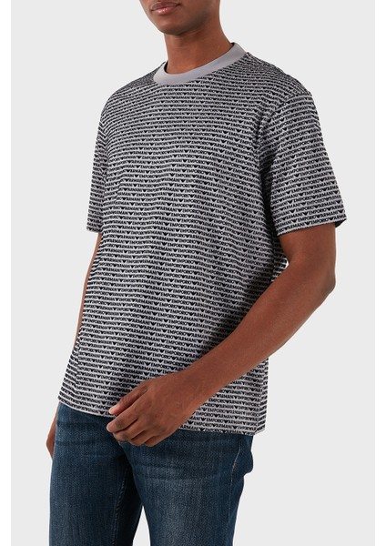 Pamuklu Logolu Bisiklet Yaka T Shirt Erkek T Shirt 6D1TD5 1josz 06K3 fırsatları