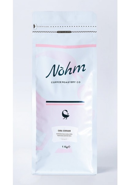 Nohm Cuba Serrano Çekirdek Kahve 1 KG - Special Edition