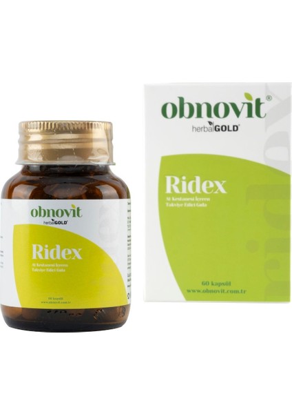 Ridex Kapsül Takviye Edici Gıda 60 Kapsül